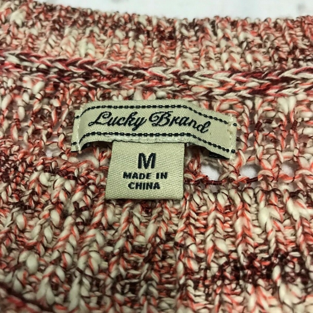 New Lucky Brand Women's Sweater Marled Pullover - Picture 3 of 5